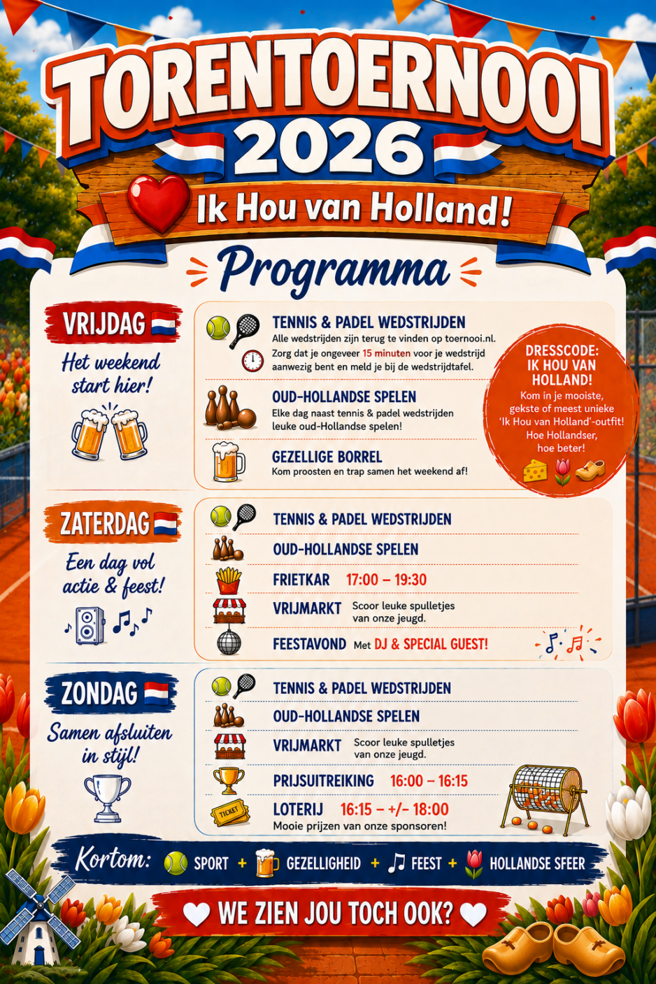 Programma torentoernooi 2026